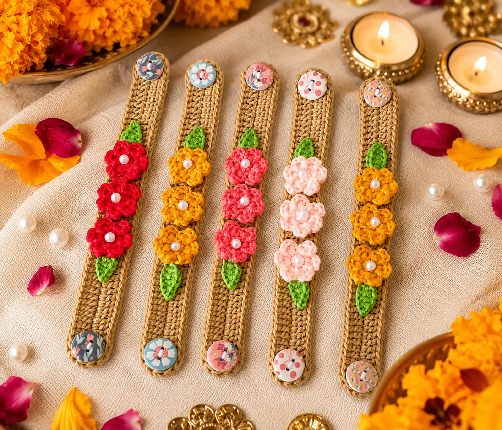 Soft Bracelet Style Homemade Rakhadi for Raksha Bandhan
